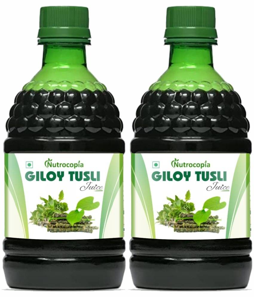     			NUTROCOPIA Giloy Tulsi Juice | Fresh Tulsi and Giloy to Support Immune Health Pack of 2 of 400ML
