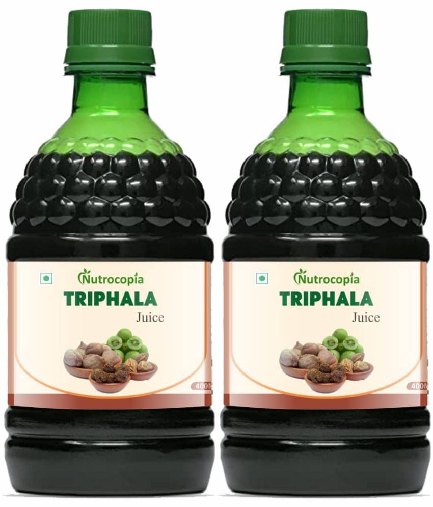     			NUTROCOPIA Triphala Juice | 100% Ayurvedic | Relieves Constipation & Improves Digestion | No Added Sugar - 400 ML (Pack of 2)