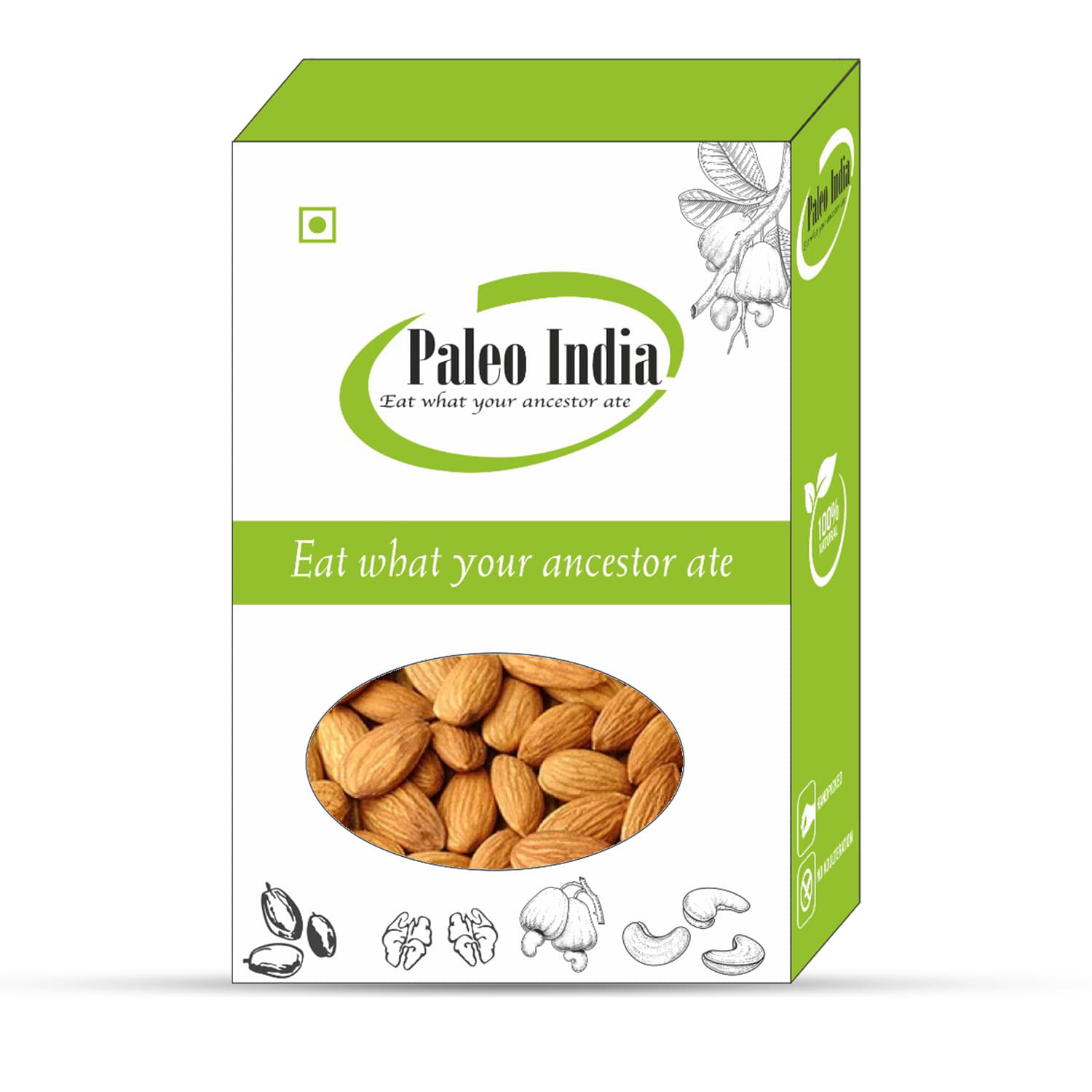     			Paleo India Almond (Badam) 400 g