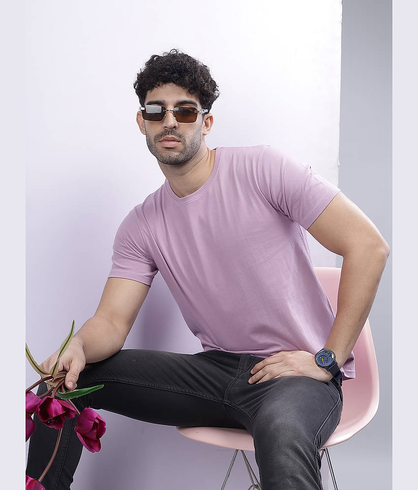 Paul Street Pack of 1 100% Cotton Slim Fit Men's T-Shirt ( Brown )