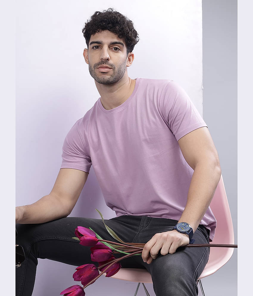 Paul Street Pack of 1 100% Cotton Slim Fit Men's T-Shirt ( Brown )