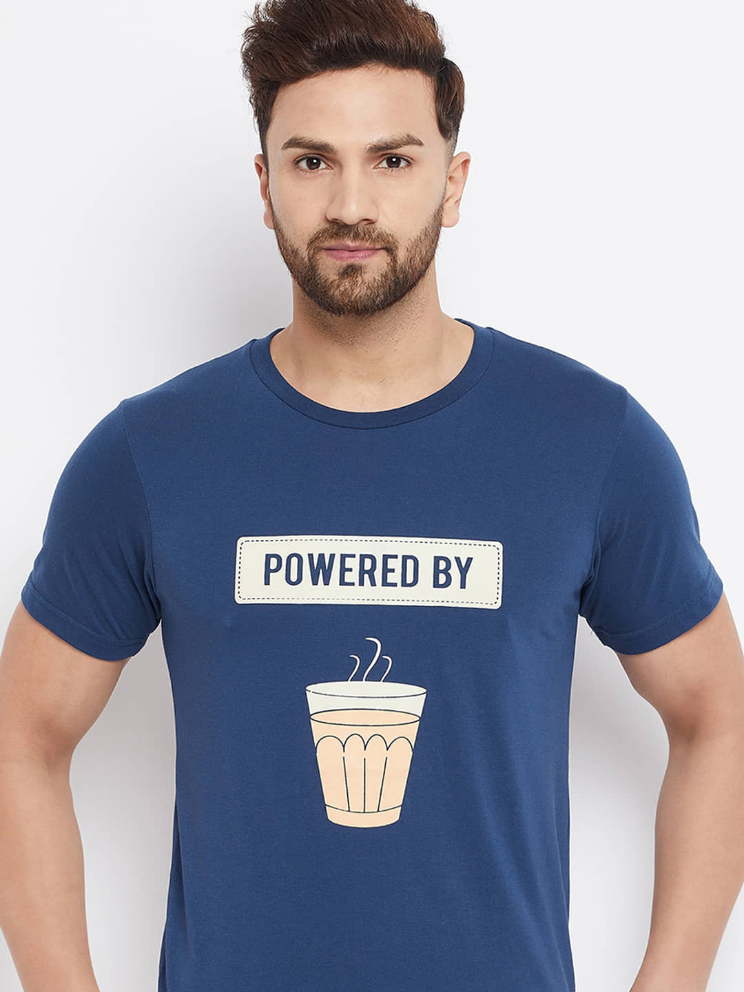 The Million Club - Blue Polyester Regular Fit Men's T-Shirt ( Pack of 1 )