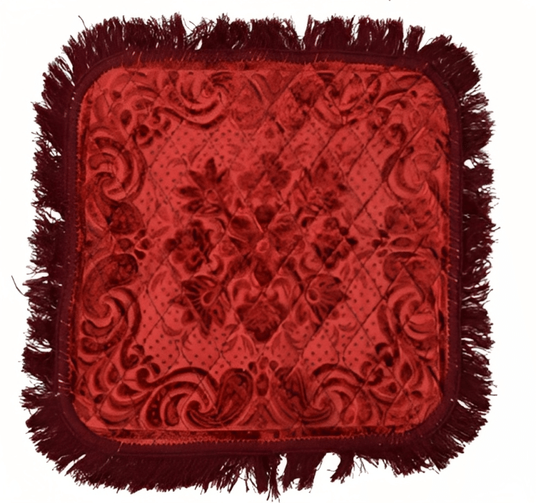 Abhikram Maroon Single Regular Velvet Prayer Mat ( 51 X 51 cm ) Abhikram Maroon Single Regular Velvet Prayer Mat ( 51 X 51 cm )