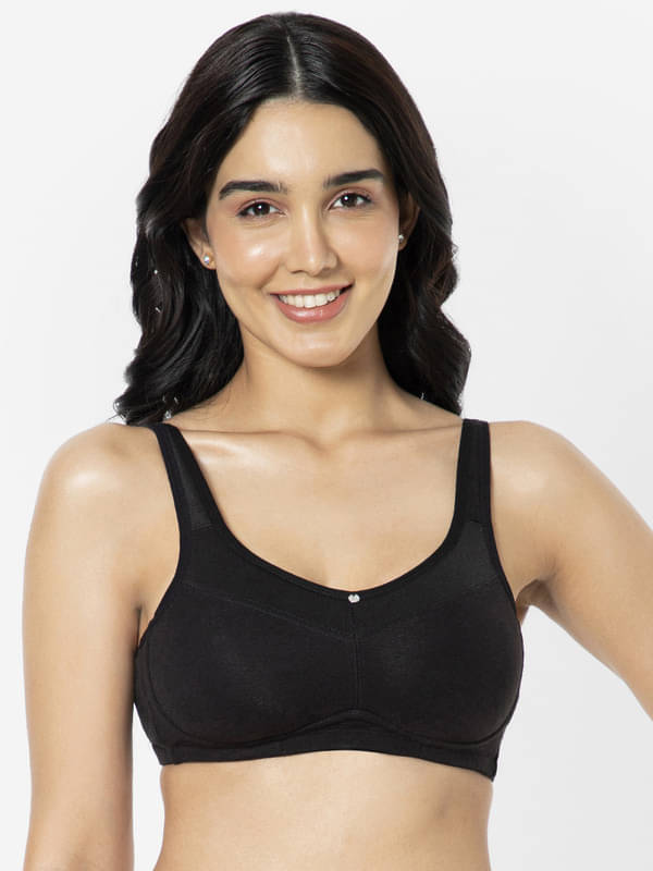     			Amante - Black Cotton Heavily Padded Women's Everyday Bra ( Pack of 1 )