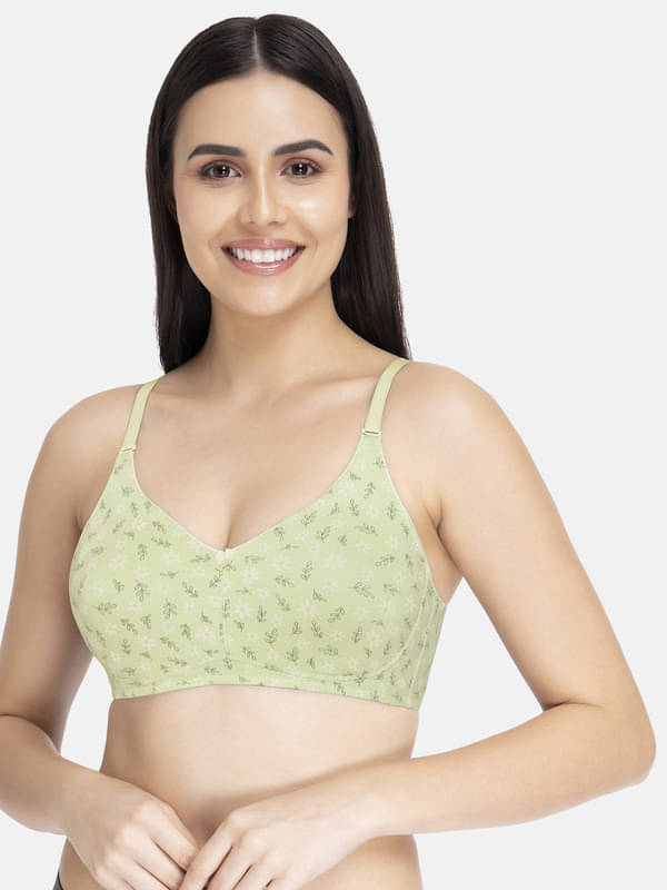    			Amante Cotton Non Padded Women's Everyday Bra ( Green )