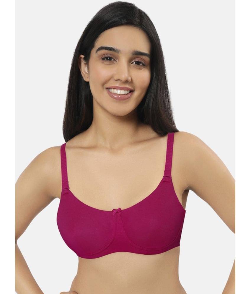     			Amante - Pink Cotton Non Padded Women's T-Shirt Bra ( Pack of 1 )