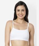 Amante Cotton Non Padded Women's Cami bra ( White )