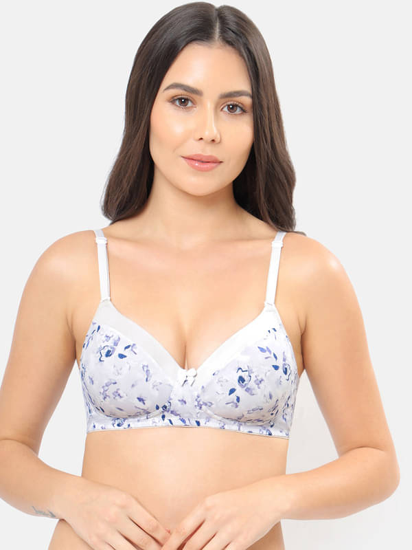     			Amante Nylon Heavily Padded Women's Plunge Bra ( White )