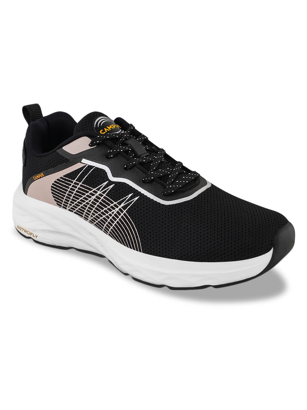 Campus - VIRTAL Black Men's Sports Running Shoes - Sports Shoes | Buy online on ZillyBuy