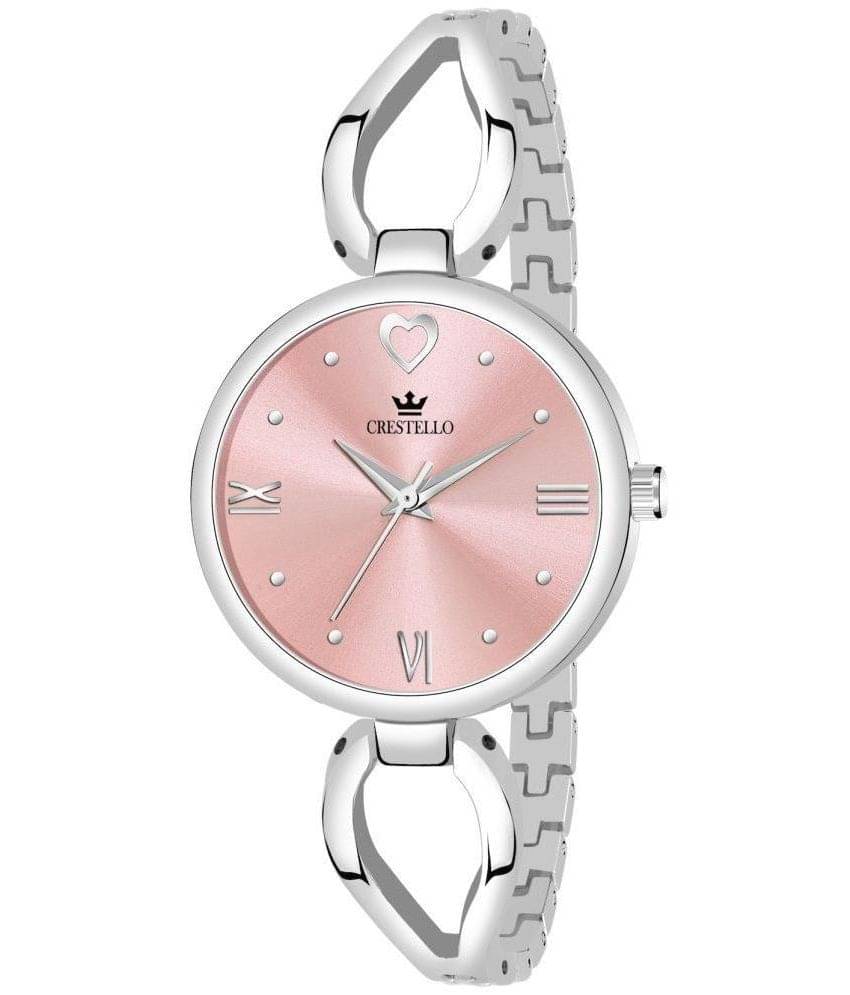     			Crestello - Silver Metal Analog Womens Watch