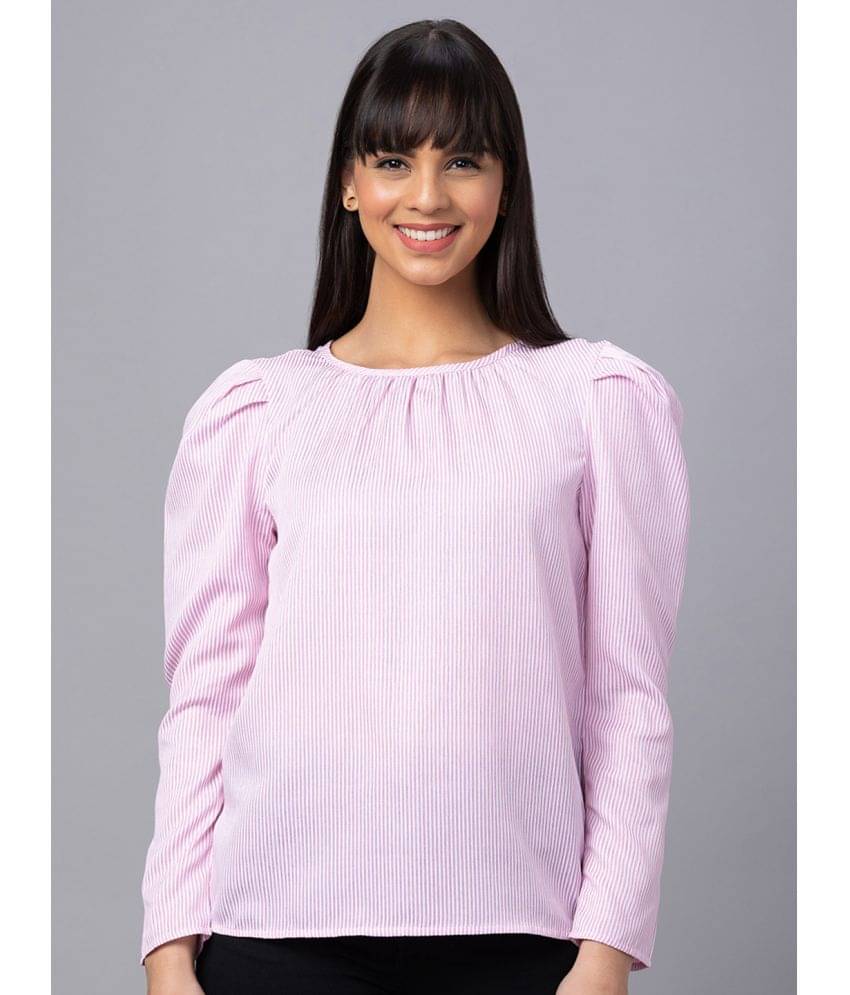     			Globus - Pink Polyester Women's Regular Top ( Pack of 1 )