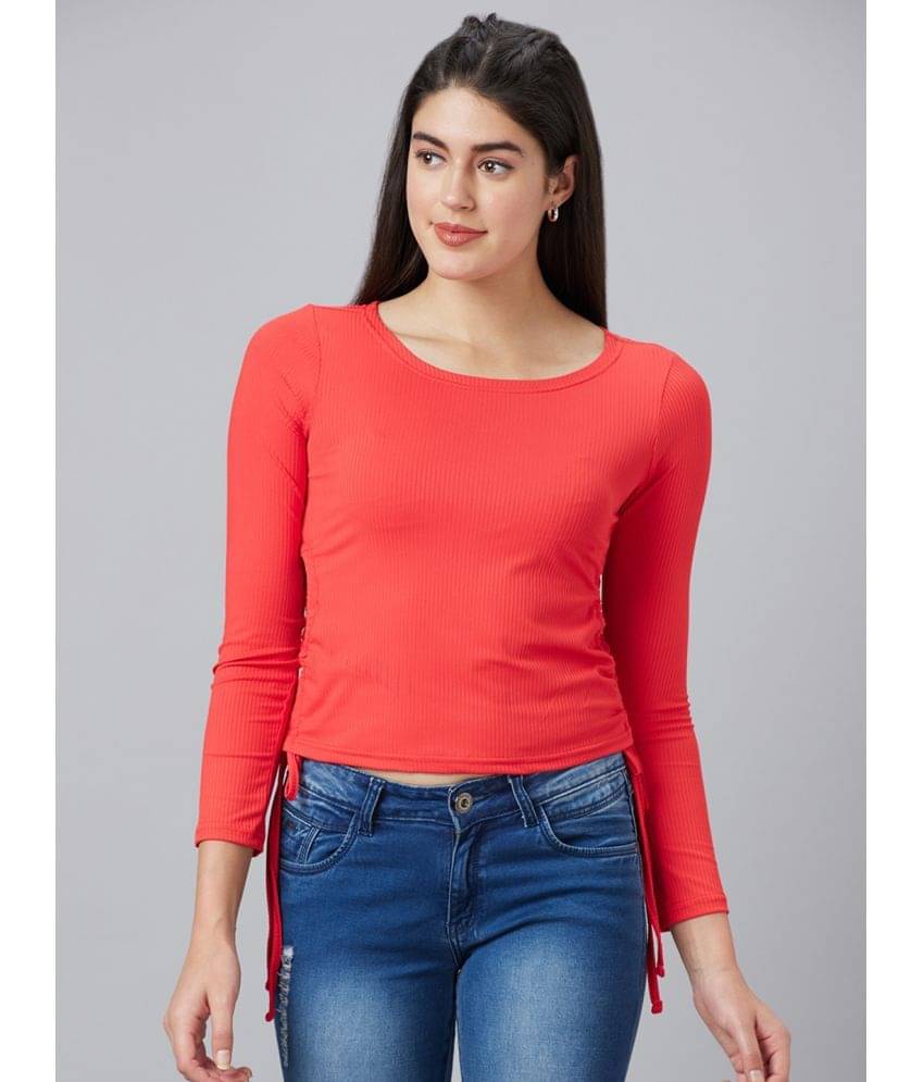     			Globus - Red Polyester Women's Regular Top ( Pack of 1 )