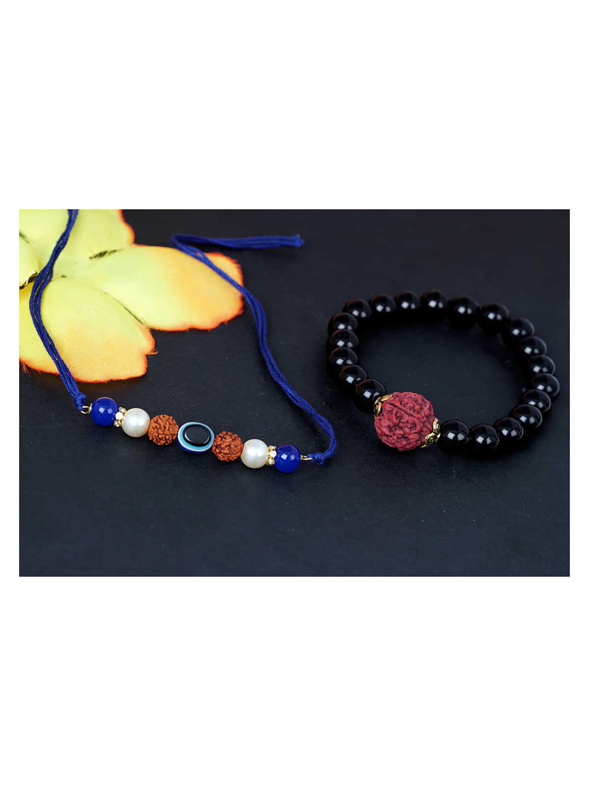 JFL - Jewellery For Less Black Bracelet ( Pack of 2 ) - Bangles & Bracelets | Buy online on ZillyBuy