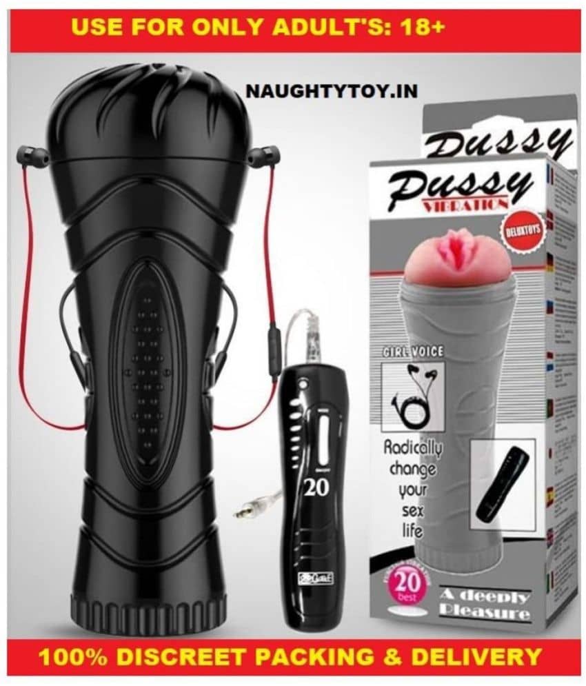 KAMAHOUSE Flashlight Pocket Pussy inch Soft & Real Pussy With Sexy Sound Sex toy For men + Black Egg Vibrator with remote multispeed egg