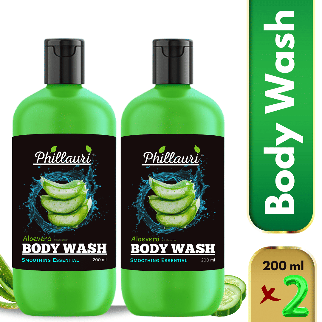     			Phillauri Aloe Vera bodywash Nourishing Shower Gel 200 mL Pack of 2