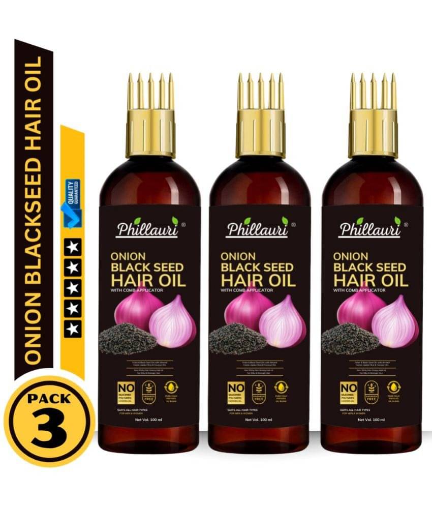 Phillauri - Anti Hair Fall Onion Oil 300 ml ( Pack of 3 ) Phillauri - Anti Hair Fall Onion Oil 300 ml ( Pack of 3 )