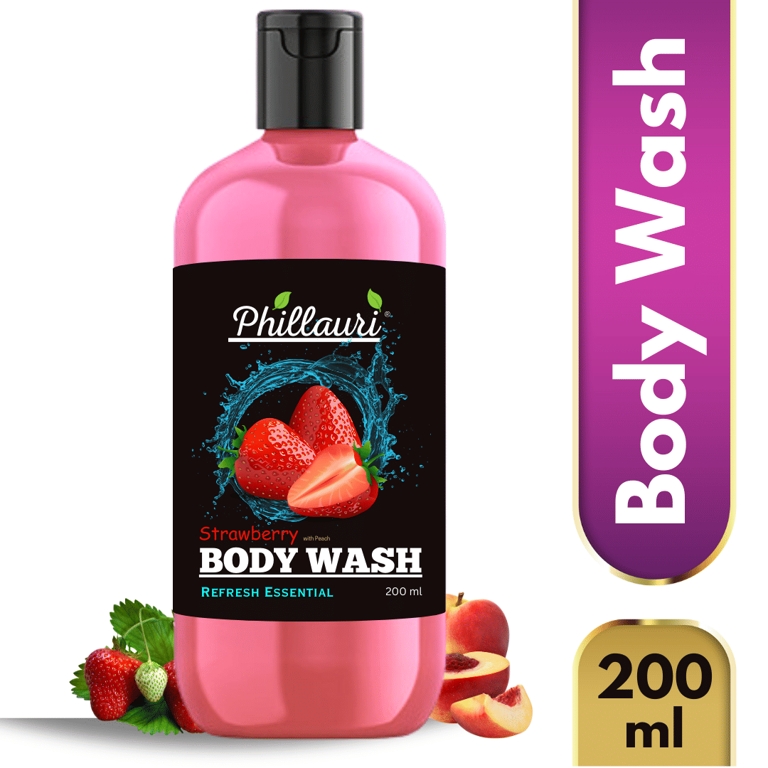 Phillauri Strawberry bodywash Nourishing Shower Gel 200 mL