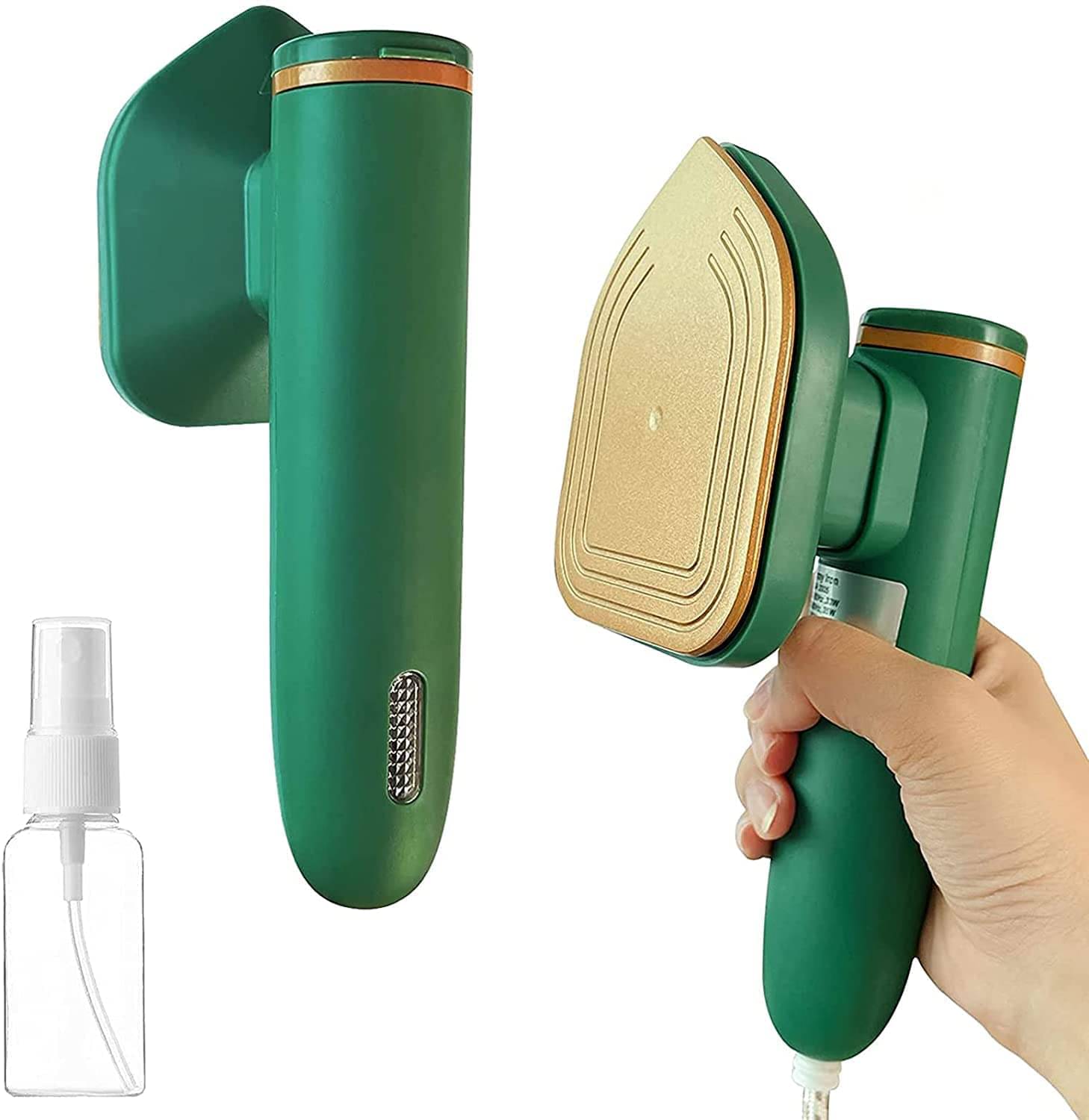 RAMDEV ENTERPRISE Portable Handheld Steam Iron Mini Travel Iron Fabric Garment Iron Hanging Ironing Wrinkles Removing Lightweight Steamer for Home Office Travel Micro Steam Iron for Clothes, RAMDEV ENTERPRISE Portable Handheld Steam Iron Mini Travel Iron Fabric Garment Iron Hanging Ironing Wrinkles Removing Lightweight Steamer for Home Office Travel Micro Steam Iron for Clothes,