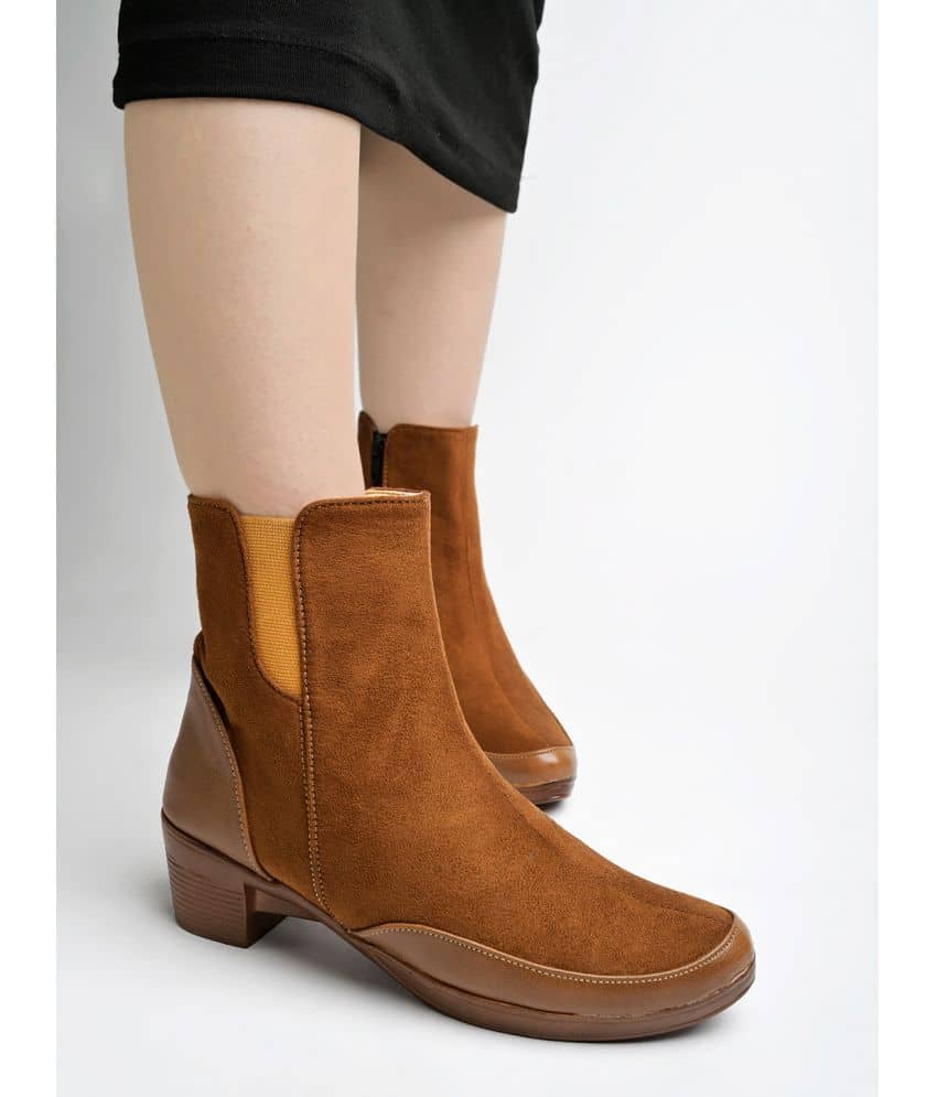 Shoetopia - Black Women's Ankle Length Boots