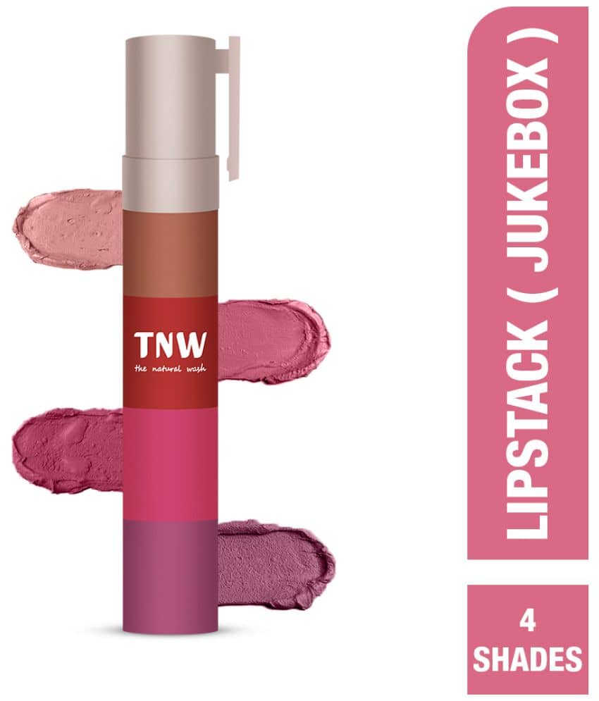 TNW - The Natural Wash Lipstack(02) Jukebox, Longtay Lipstick Set, 6.4G