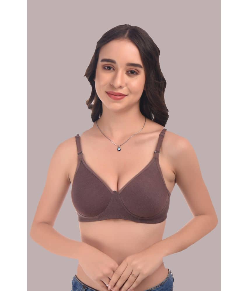 Viral Girl Cotton Lightly Padded Women's Everyday Bra ( Coffee )