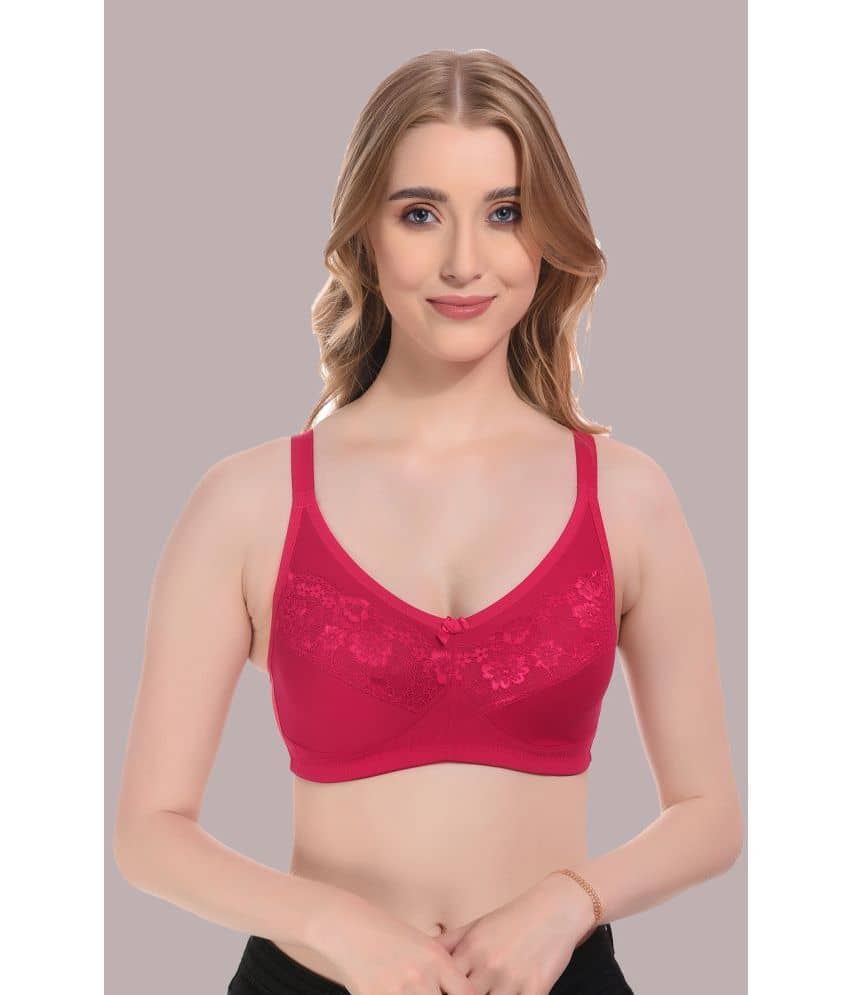 Viral Girl Lycra Lightly Padded Women's Everyday Bra ( Pink )