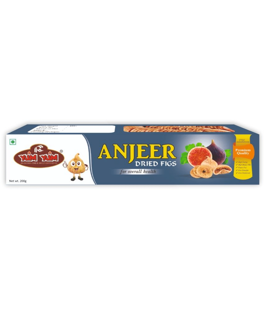YUM YUM Premium Dried Figs (Anjeer) 200g Figs (200 g) YUM YUM Premium Dried Figs (Anjeer) 200g Figs (200 g)