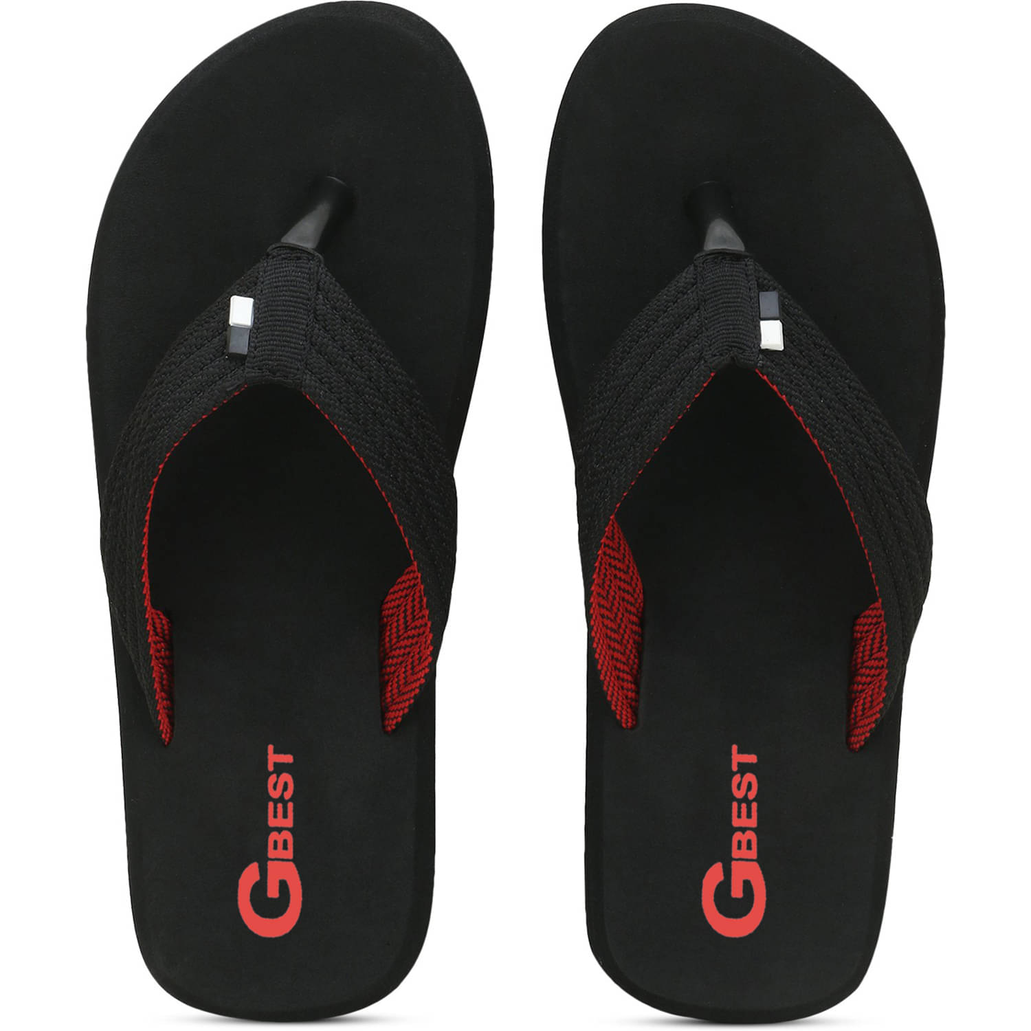     			GBest - Black Men's Thong Flip Flop