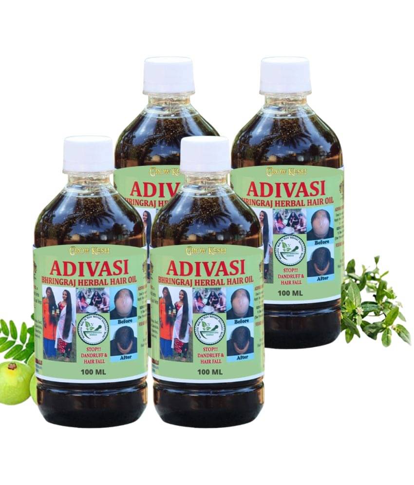     			Growkesh - Hair Growth Bhringraj Oil 100 ml ( Pack of 4 )
