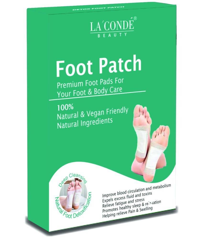 La'Conde Detox Foot 10 Patches, Pain Free Foot Pads Pack 1 Foot Patches