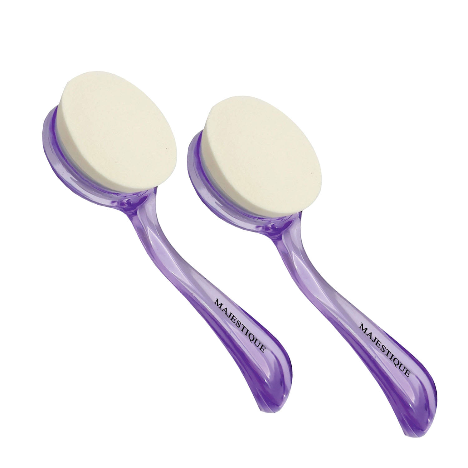Majestique Makeup Puff With Handle Latex Dry Wet Dual-Purpose for Women - Pack of 2 Color May Vary Majestique Makeup Puff With Handle Latex Dry Wet Dual-Purpose for Women - Pack of 2 Color May Vary