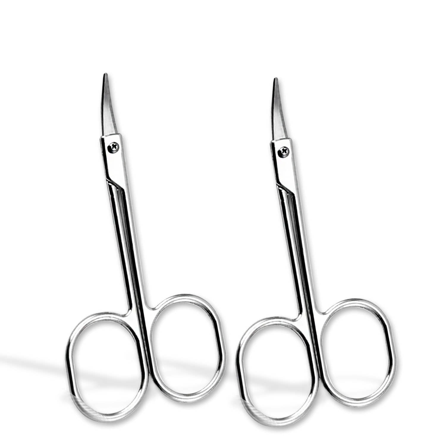 Majestique Professional Cuticle Scissors FC43 Use as Fingernails, Shaving Scissors, Moustache - 3Pcs