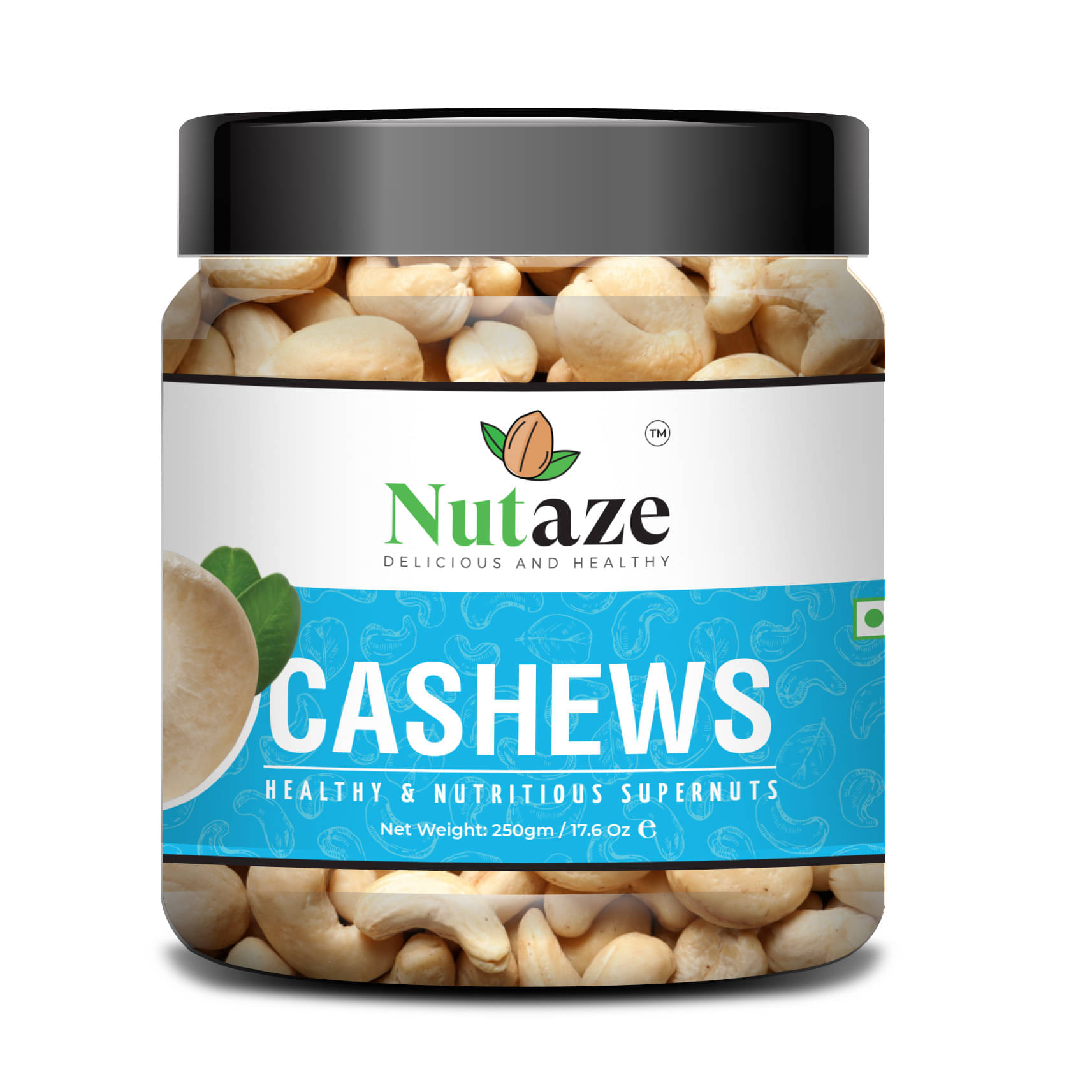     			Nutaze Premium Cashews Nuts 250g | Rare Indian Cashews | 100% Authentic | 100% Natural