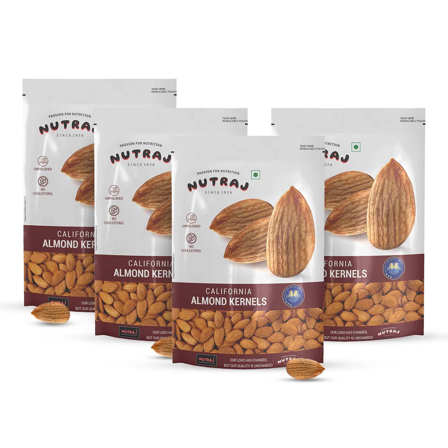     			Nutraj California Almonds 1 KG (4 x 250 G)