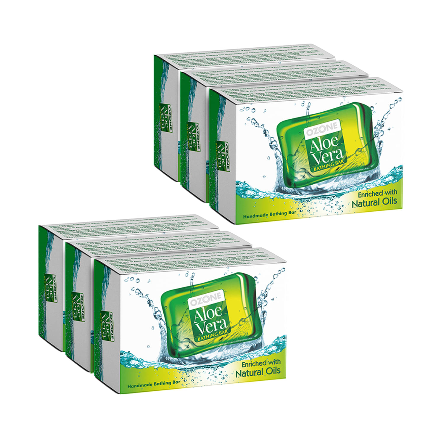     			Ozone - Freshness Bathing Bar for All Skin Type ( Pack of 6 )