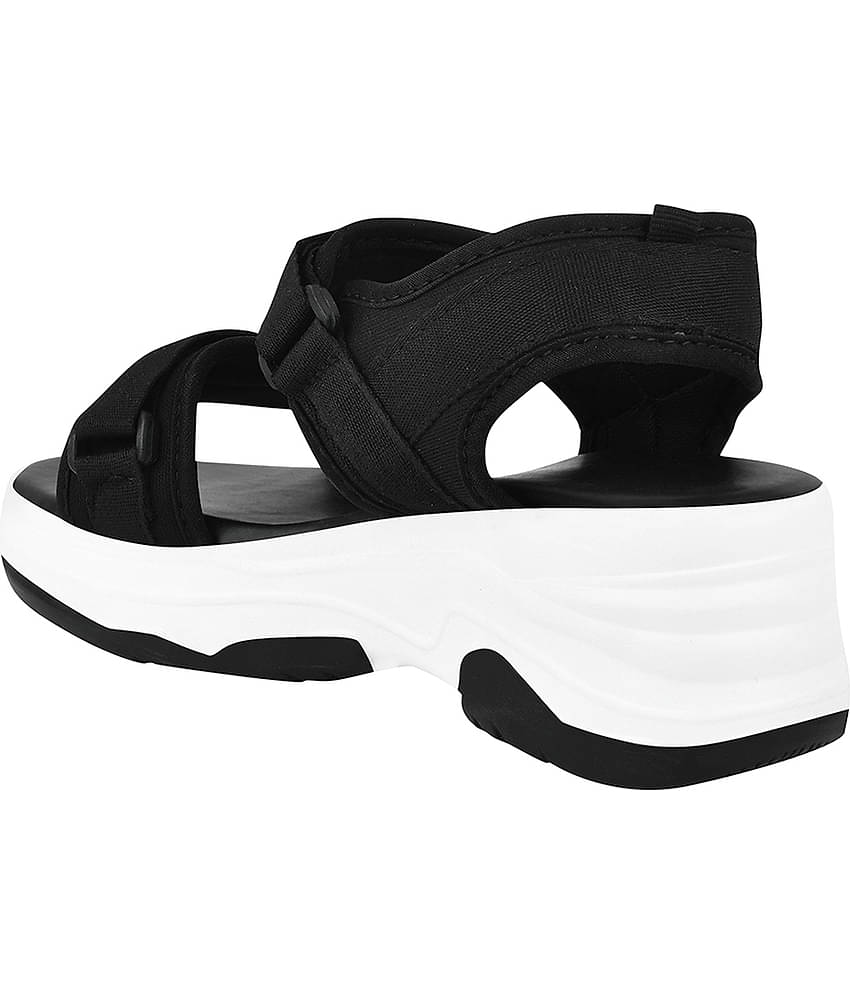 Shoetopia Lightweight Comfortable Daily Wear & Trendy Flatforms Grey Sandals & Girls