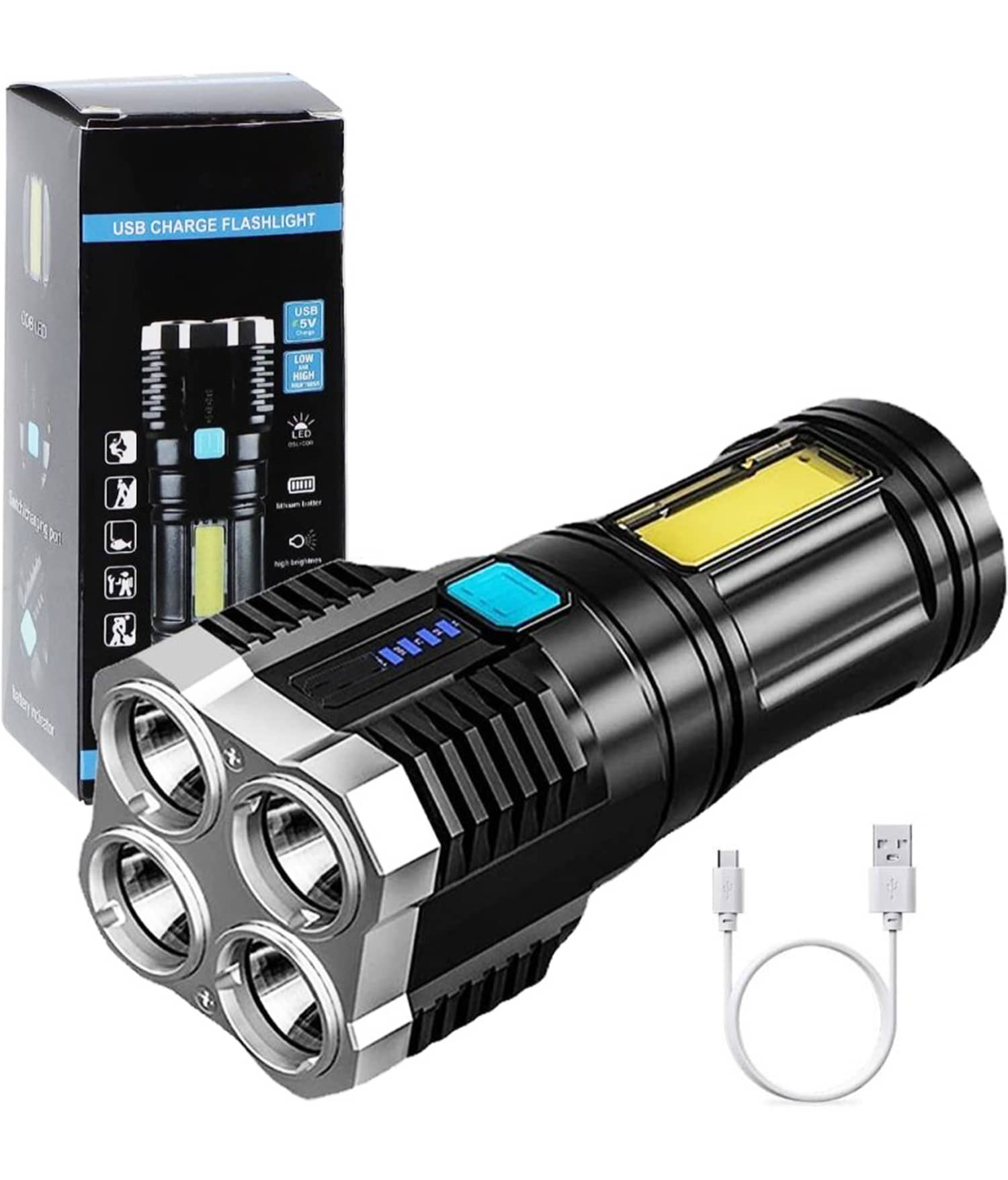 Spark - 20W AA Battery Flashlight Torch ( Pack of 1 )