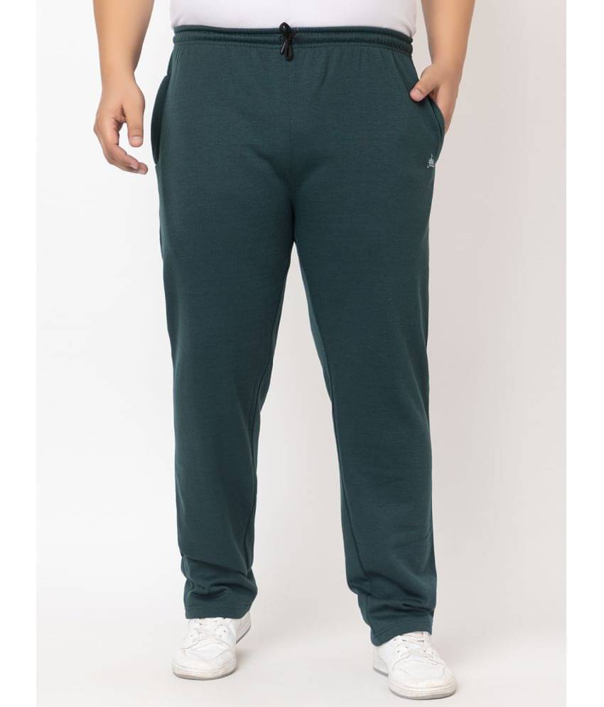     			YHA - Dark Green Fleece Men's Trackpants ( Pack of 1 )
