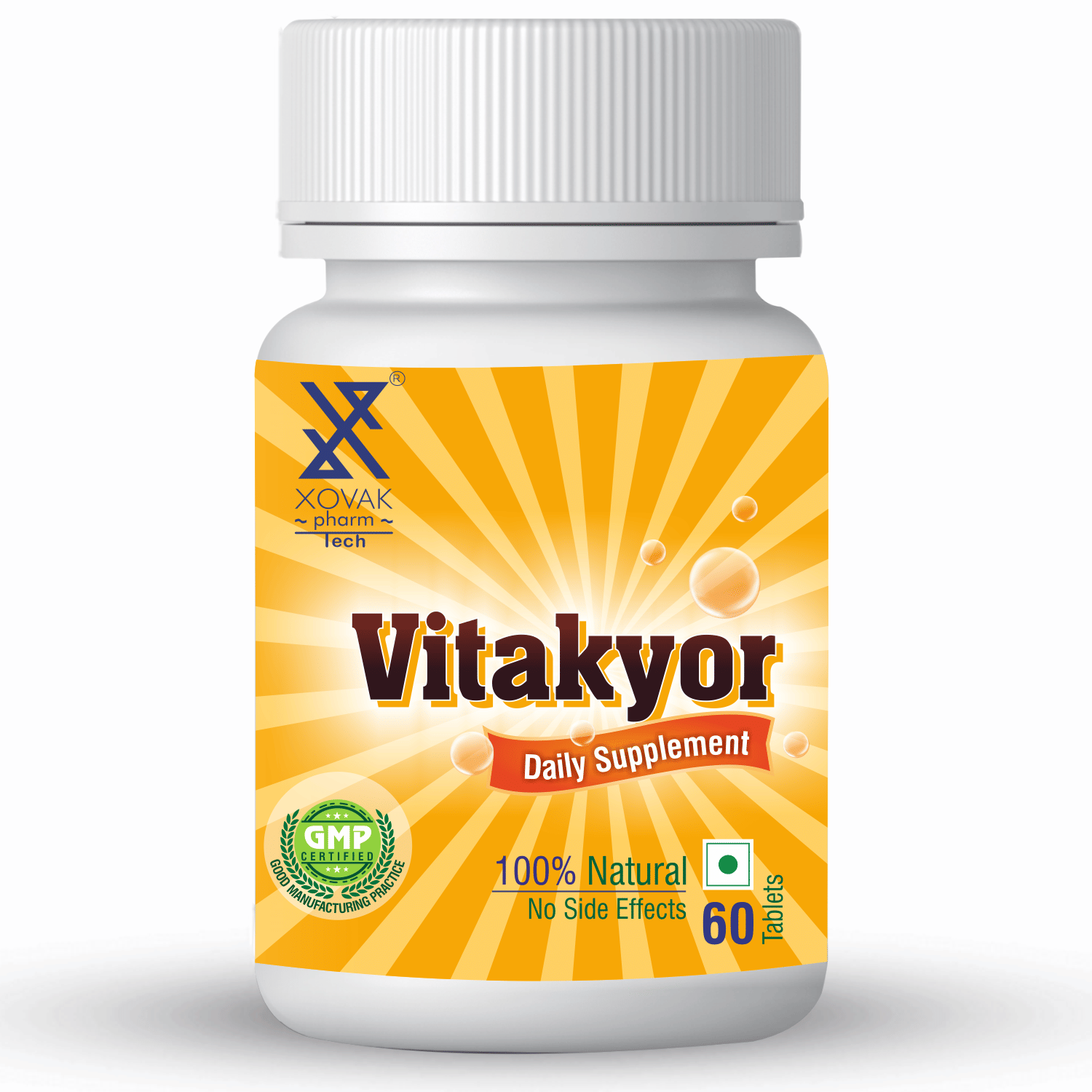     			Xovak Pharmtech Ayurvedic Vitakyor Multivitamin Tablet 50 Gm Pack of 1
