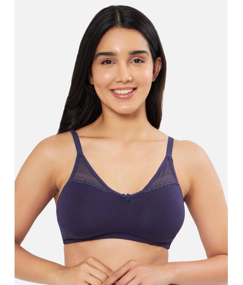     			Amante Cotton Non Padded Women's Everyday Bra ( Navy Blue )