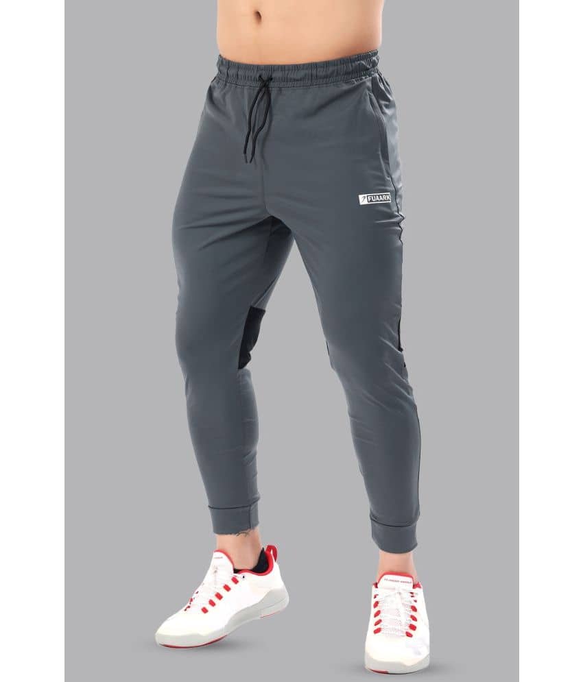 Fuaark - Navy Nylon Men's Sports Joggers ( Pack of 1 ) - Track Pants | Buy online on ZillyBuy