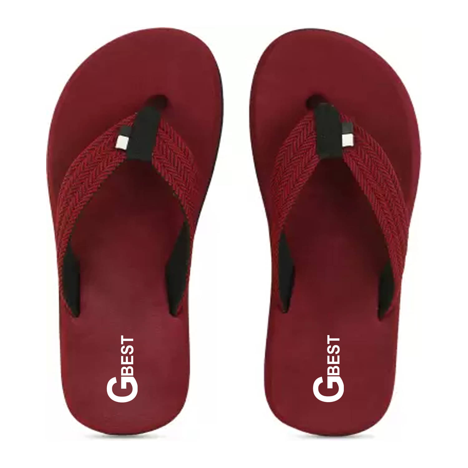     			GBest - Maroon Men's Thong Flip Flop