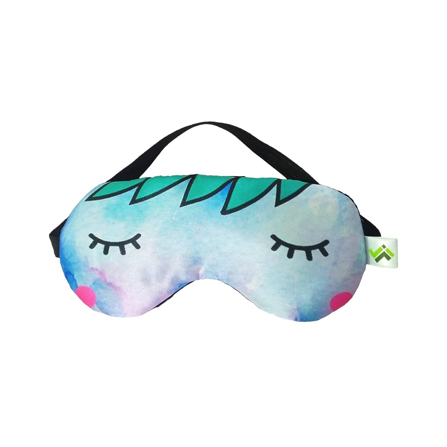     			Jellify Closed Eye Printed  Multi Color Eye Mask