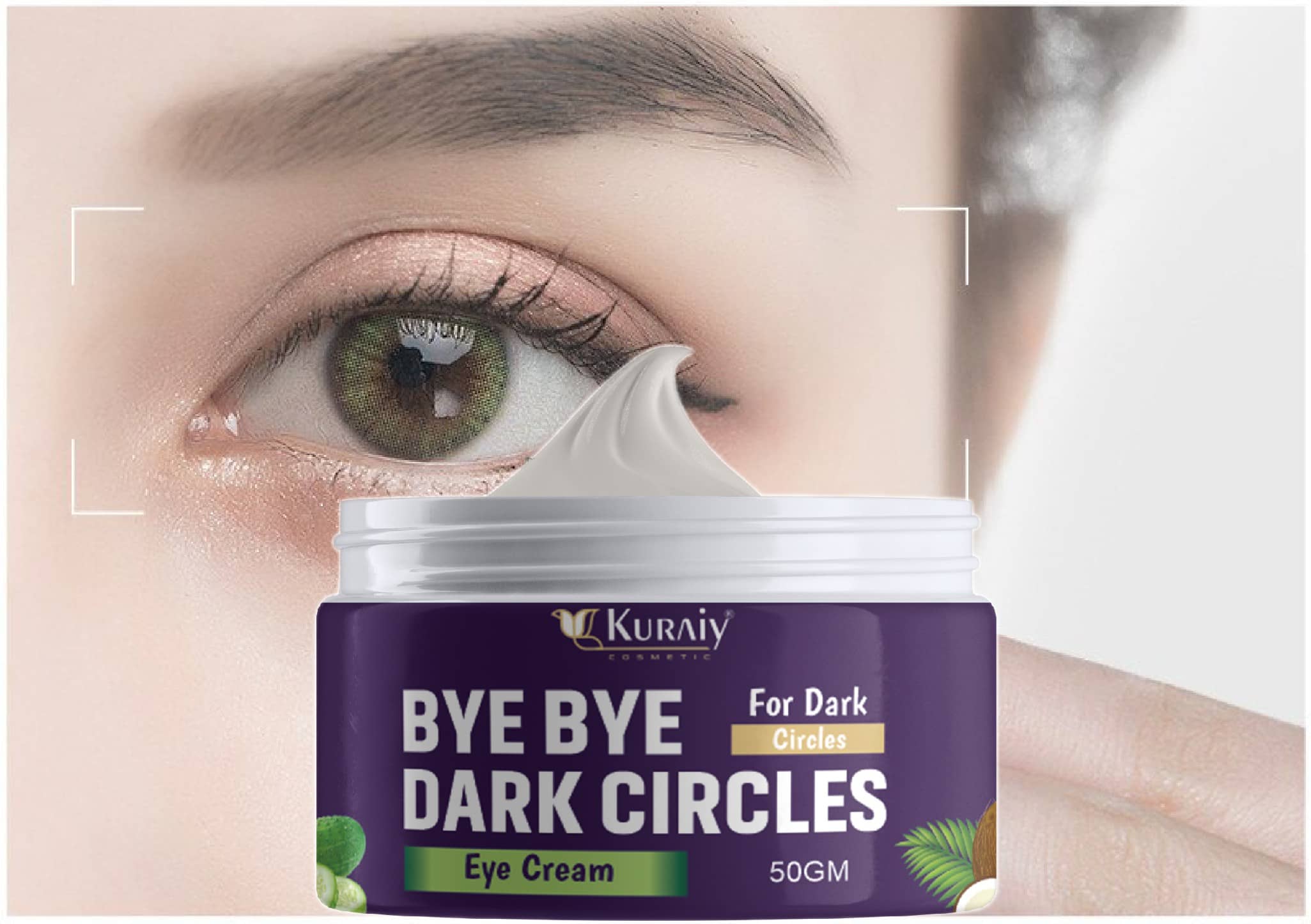 KURAIY Beautiful Eye Cream for Dark Circle Dark Circle Remover Cream Wrinkles Removal Cream - Makeup - Eyes | Buy online on ZillyBuy