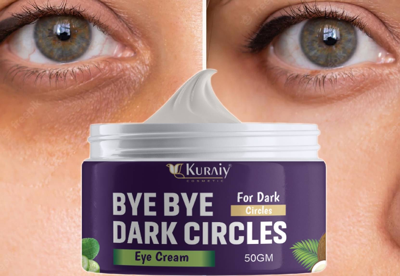 KURAIY Beautiful Eye Cream for Dark Circle Dark Circle Remover Cream Wrinkles RemovalCream KURAIY Beautiful Eye Cream for Dark Circle Dark Circle Remover Cream Wrinkles RemovalCream