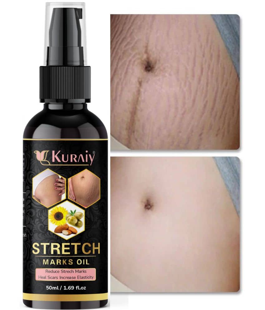Kuraiy Natural Stretch Oil with Coconut, Olive & Jojoba Oils