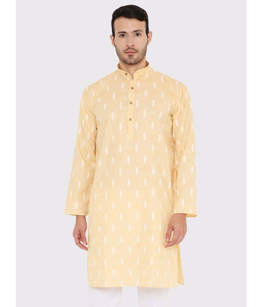 Maharaja - Beige Linen Men's Regular Kurta ( Pack of 1 ) - Kurtas & Kurta Sets | Buy online on ZillyBuy