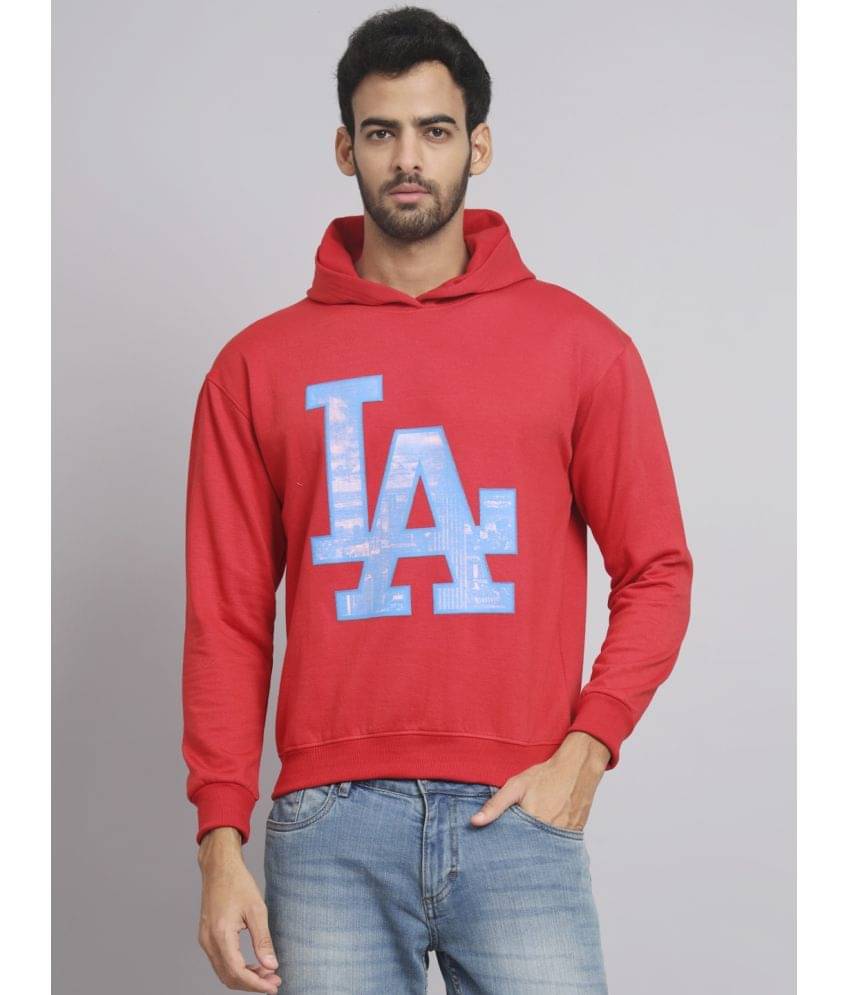 OBAAN - Red Cotton Blend Regular Fit Men's Sweatshirt ( Pack of 1 ) OBAAN - Red Cotton Blend Regular Fit Men's Sweatshirt ( Pack of 1 )