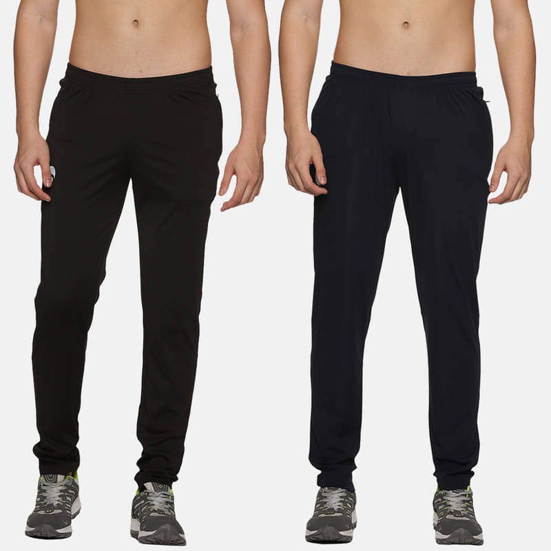 Omtex - Multi Polyester Men's Sports Trackpants ( Pack of 2 )     			Omtex - Multi Polyester Men's Sports Trackpants ( Pack of 2 )