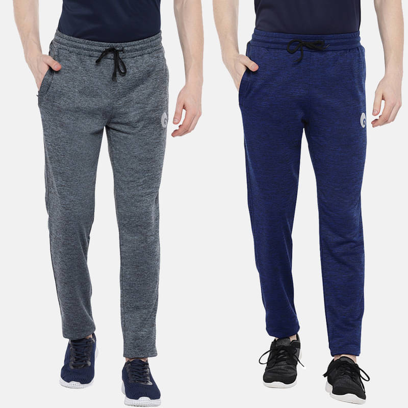 Omtex - Multi Polyester Men's Sports Trackpants ( Pack of 2 )     			Omtex - Multi Polyester Men's Sports Trackpants ( Pack of 2 )